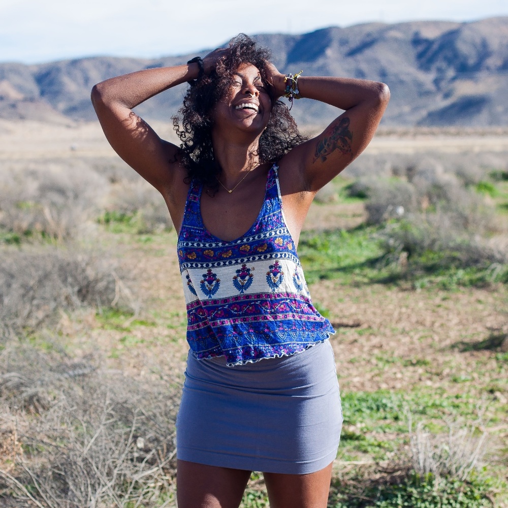 Colorful halter tank
